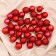 Set of balls plastic D-3 cm, 36 pcs "Fasty shine" red