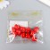 A set of beads for creativity plastic "Scarlet Hearts" 16 g 1.5x1.5 cm