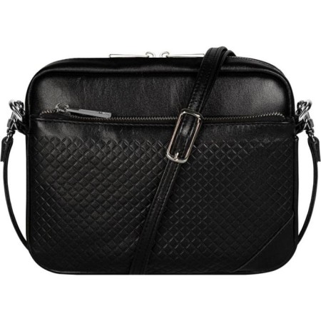 Cross-Bodi bag with Mumi zipper, with a cosmetic bag, black color
