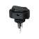 Clavicure switch 12V 30A (3C) On-off Black oval with green LED backlight (RWB-523, ASW-20D)