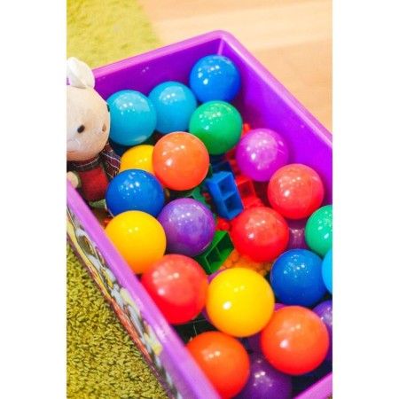 Balls for a dry pool with a pattern, ball diameter 7.5 cm, set 500 pieces, color colorful color-16