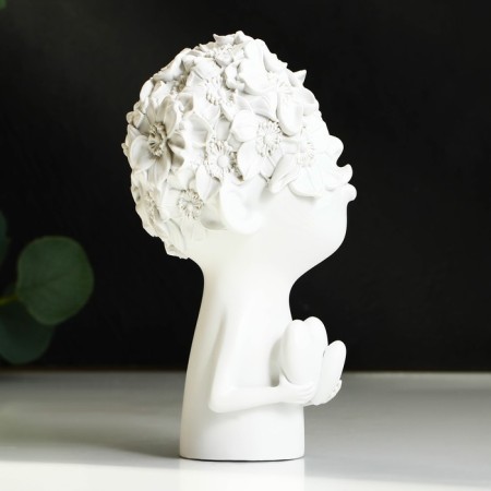 Figure Polystone "Love" Color White 12 x 6.5 x 22 cm-6
