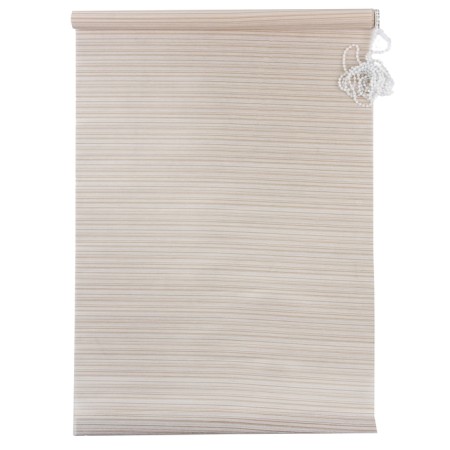 Rolled curtain "Zebrano", 60x160 cm, white color