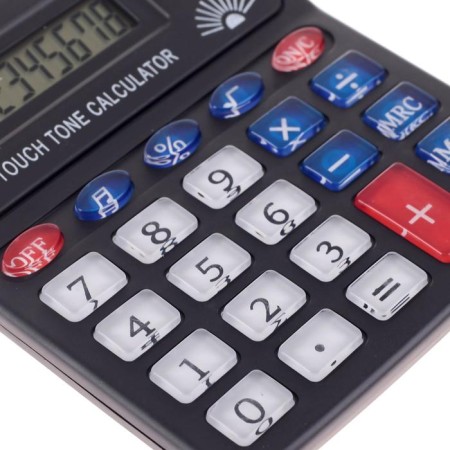 The calculator is desktop, 8 - discharge, PS - 268a, with a melody-3