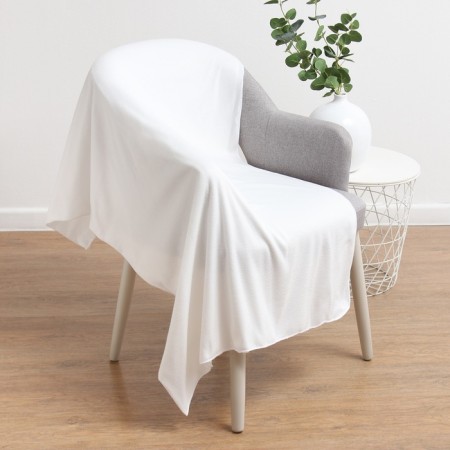 Basic Gnomes 130x170cm, White, fleece 160g/m, PE100%