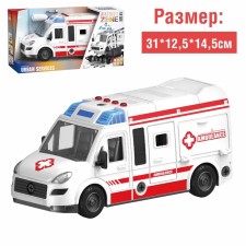 Speech and ambulance designer, light, sound, inertia, 50 parts