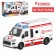 Speech and ambulance designer, light, sound, inertia, 50 parts
