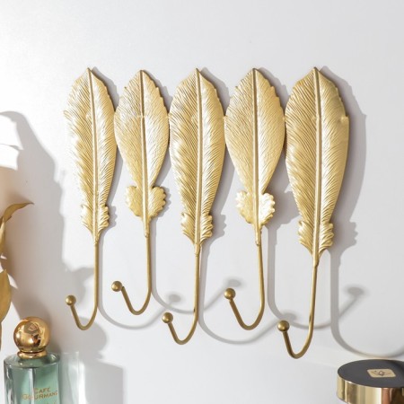 Decorative hooks "Fogger" gold 19.5x29 cm
