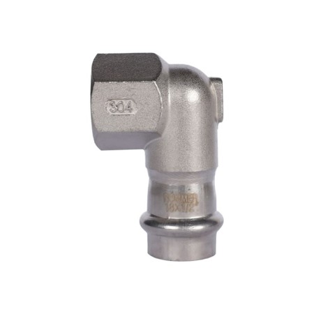 Rommer RSS-0009-001812, VPR-BR, D = 18 mm x 1/2 ", press, stainless steel. Steel.-1