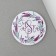 The sunset magnet “Beauty begins with a smile”, Diam. 5 cm