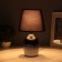 Table lamp "Fang" 1x40W E14 black/white 19.5x19.5x35cm