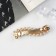 Hair hairpin "Olympia" wave, 8.5 cm