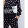 Children's kit: pulver, trousers, height 152 cm, black color