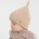 Children's hat minku rr 46-48, beige color
