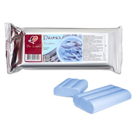 Blue clay Blue 500 g "Ray" de luxe, does not require firing