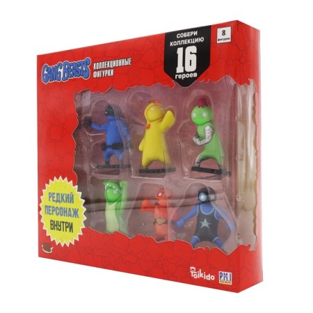 A set of figures Gang Beasts Deluxe, with a red hero-rack, 8 pcs-1