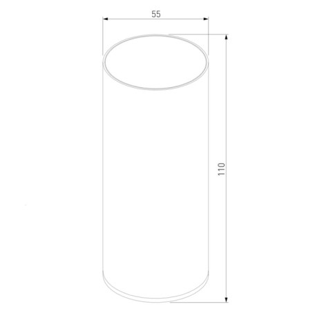 Ceiling lamp (SPOT) ELEKTROSTANDARD, LIGHT LED 4 W, 55x555x110 mm, IP65, white color-1