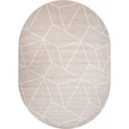 Oval Merinos Tornado carpet, size 100x200 cm, color Beige-1