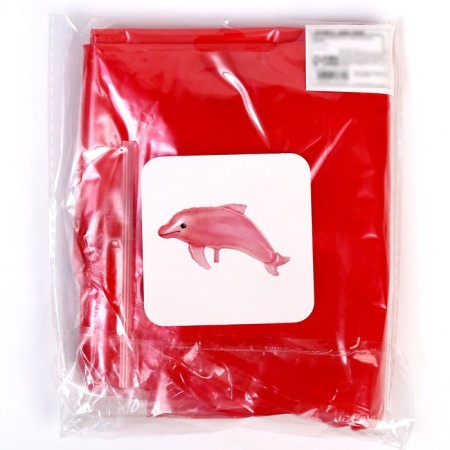 Foil ball 34 "Cute dolphin", the color is pink-1