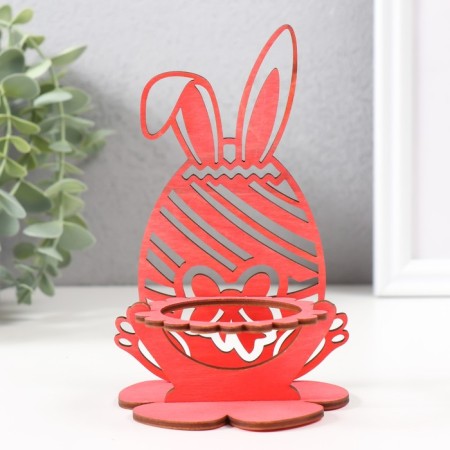 Claus "Bunny" 8.5x8.5x14.5 cm (set 4 parts) Coral-1