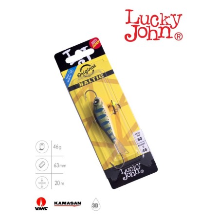 Balancir Lucky John Baltic 6 + tee, 6 cm, color 103 blister-5