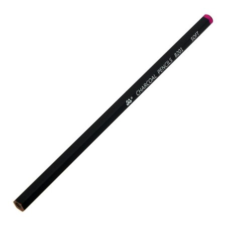 Coal pencils Black 12 pieces in a set (6 rod-soft, 4 derivatives, 2 rnovation)-1