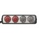 Signal strobe for windshield 36 LED, 12V, 15 modes, red-blue