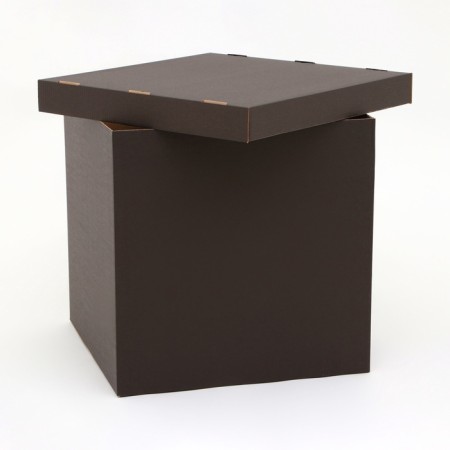Box for balloons, black 60 x 60 x 60 cm-5