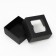 The box is folding, the lid is, with the window, black, 8 x 8 x 4 cm