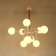 Causte "Punto" 9he27 white-gold 76x76x78 cm