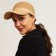 Cap female wicker minku brown color, size 56-58