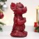 The piggy bank "Little Dragon" 10x8x16cm, red with gold