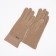 Gloves are female, dimensionless, without insulation, beige color