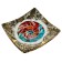 Decorative plate "Ellie" ceramics 14x14x3 cm