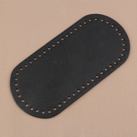 Donce for a bag, 25 × 12 × 0.3 cm, black color