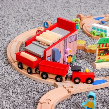 Railway, 98 parts, 120 × 70 cm-3