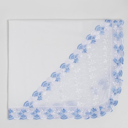 Corner for a newborn, size 75x75 cm, white color, print mix-3