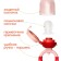 Nibbler for feeding "Raspberry", with silicone mesh, red color