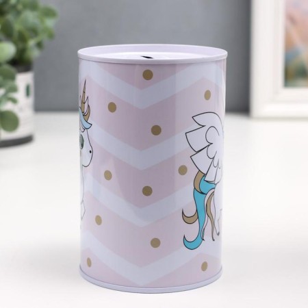 Pig a case Metal Bank "Unicorn with Wings" MIX 12x8x8 cm-2