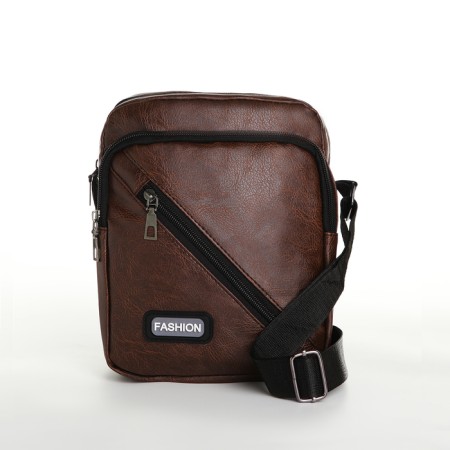 Male bag, brown color-1