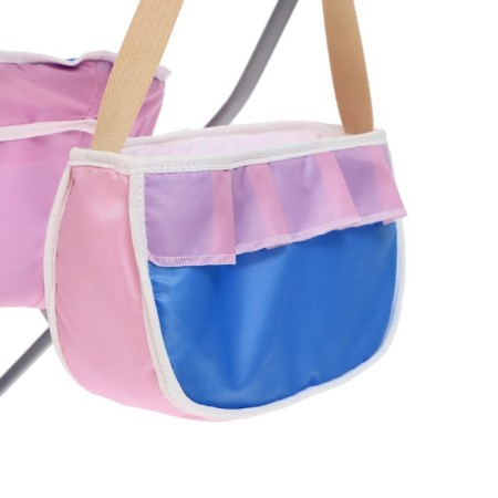 Puppet stroller No. 10, lilac color with blue-5