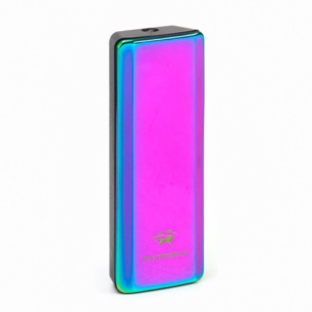 Electronic lighter, USB, spiral, flashlight, 2.5 x 7.5 cm, lilac-2