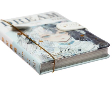 Gift notebook, A6, 96 sheets, color block, with a knife, PVC cover, "Anime", mix-6