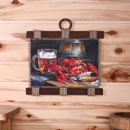Souvenir Scroll "crayfish and beer"