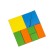 Squares, fractions, 4 pcs., 8 elements, mix, mix