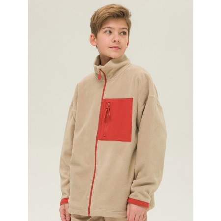Jacket for boys, height 134 cm, sandy color-1