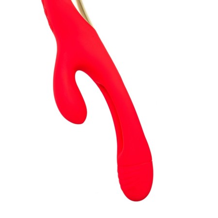 Vibro -roller with the Jos Patti Moving Language, 24 cm, silicone, red color-2