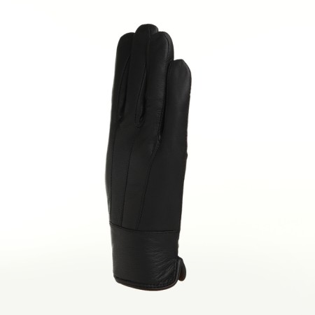 Male gloves, size XL, with insulation, black color-1