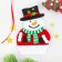 Set for creativity - Create a Christmas tree decoration from felt "Snowman in mittens"