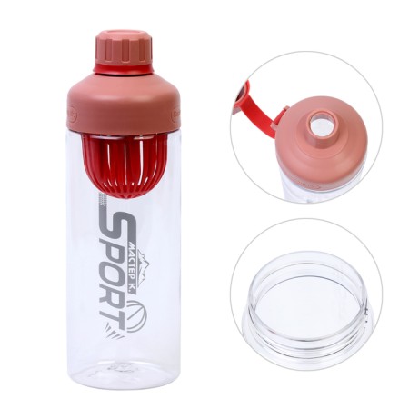 Water bottle, 550 ml, Sport, red